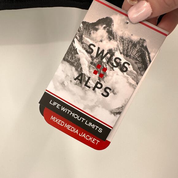 Swiss Alps Camo Camouflage Mixed Media Jacket NWT Size Small / 8 - Picture 3 of 8